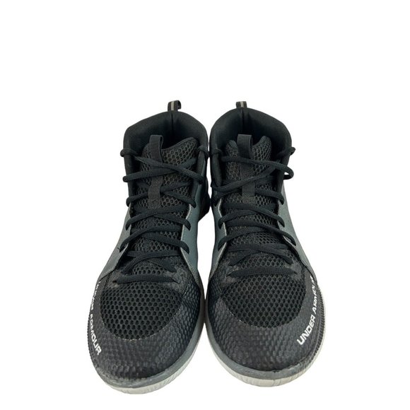 Under Armour Jet Sneakers HiTop 3022051-001 Black Gray Basketball Size: 10 - Picture 8 of 14